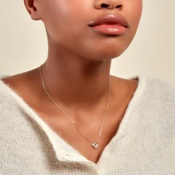 Online Histoire d'Or Collier Love Is In The Air Or Jaune Oxyde De Zirconium