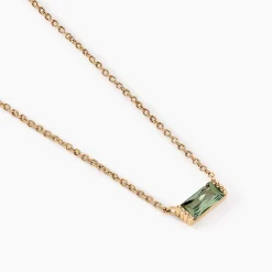 Histoire d'Or Collier Luccia Plaqué Or Doré Pierre D'imitation* Colliers|Colliers