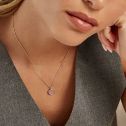 Histoire d'Or Collier Lunatique Argent Blanc Nacre* Colliers|Colliers