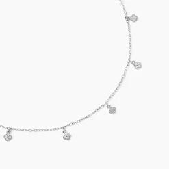 Histoire d'Or Collier Lysandra Argent Blanc Oxyde De Zirconium* Colliers|Colliers