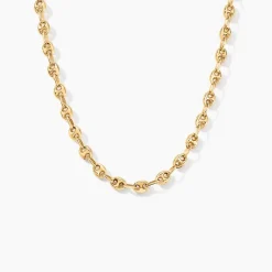 Hot Histoire d'Or Collier Maille Dami Maille Grain De Cafe or jaune