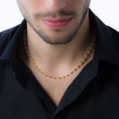 Hot Histoire d'Or Collier Maille Dami Maille Grain De Cafe or jaune