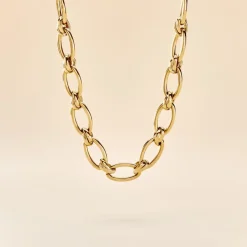 Histoire d'Or Collier Maille Perry Acier Doré* Colliers|Colliers