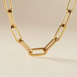Histoire d'Or Collier Maille Urban Line Acier Doré* Colliers|Colliers