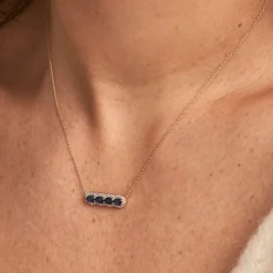 Histoire d'Or Collier Margaux Or Jaune Saphir Diamant* Colliers|Colliers