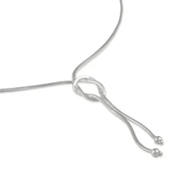 Hot Histoire d'Or Collier Mariana Argent Blanc