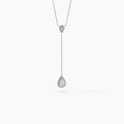 Histoire d'Or Collier Mariona Or Blanc Diamant* Colliers|Colliers