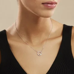 Clearance Histoire d'Or Collier Marthe Argent Blanc Perle De Culture Et Oxyde De Zirconium