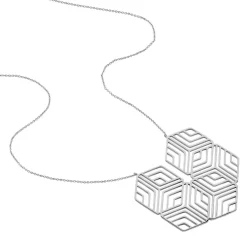 Histoire d'Or Collier Martine Acier Blanc* Colliers|Sautoirs