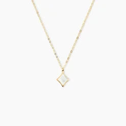 Best Histoire d'Or Collier Marvella Or Jaune Nacre or jaune nacre blanc