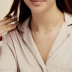 Histoire d'Or Collier Maryline Argent Blanc* Colliers|Colliers