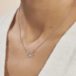 Clearance Histoire d'Or Collier Maylie Argent Blanc