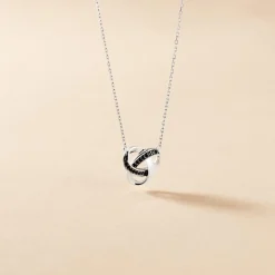 Clearance Histoire d'Or Collier Melina Argent Blanc Oxyde De Zirconium