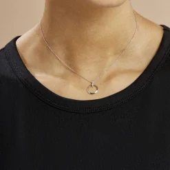 Discount Histoire d'Or Collier Melissande Or Blanc Diamant