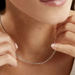 Histoire d'Or Collier Melodie Argent Blanc* Colliers|Colliers