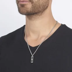 JOURDAN Collier Messy Acier Blanc* Colliers|Colliers