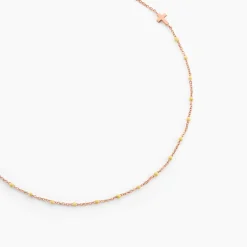 Histoire d'Or Collier Mimosa Argent Rose