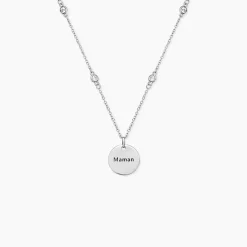 Discount Histoire d'Or Collier Moa De Zirconium argent blanc oxyde