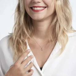Histoire d'Or Collier Momaza Or Blanc Diamant