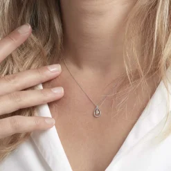 Histoire d'Or Collier Momaza Or Blanc Diamant