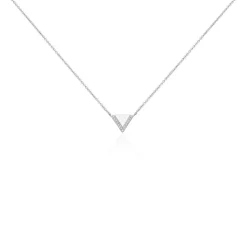 Histoire d'Or Collier Mori Argent Blanc Oxyde De Zirconium Et Nacre* Colliers|Colliers