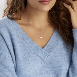 Histoire d'Or Collier Mori Argent Blanc Oxyde De Zirconium Et Nacre* Colliers|Colliers