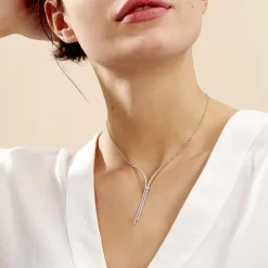 Histoire d'Or Collier Moscou Or Blanc Diamant* Colliers|Colliers