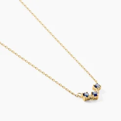 New Histoire d'Or Collier Muhsina Or Jaune Saphir