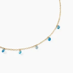 Histoire d'Or Collier Myosothis Plaqué Or Pierres* Colliers|Colliers