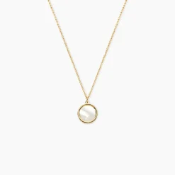 Online Histoire d'Or Collier Naïade Or Jaune Nacre