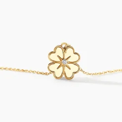 Discount Histoire d'Or Collier Nacrea De Zirconium or jaune oxyde