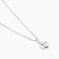 Hot Histoire d'Or Collier Nalan Argent Blanc Oxyde De Zirconium