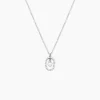 Hot Histoire d'Or Collier Naly Argent Blanc Oxyde De Zirconium