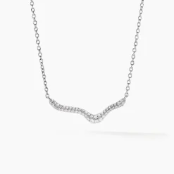 Histoire d'Or Collier Nandie Argent Blanc Oxyde De Zirconium* Colliers|Colliers