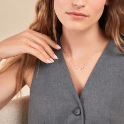 Histoire d'Or Collier Nandie Argent Blanc Oxyde De Zirconium* Colliers|Colliers