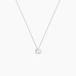 Histoire d'Or Collier Nazha Or Blanc Oxyde De Zirconium* Colliers|Colliers