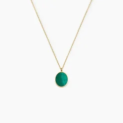 Histoire d'Or Collier Nerio Or Jaune Malachite* Colliers|Colliers