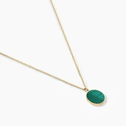 Histoire d'Or Collier Nerio Or Jaune Malachite* Colliers|Colliers