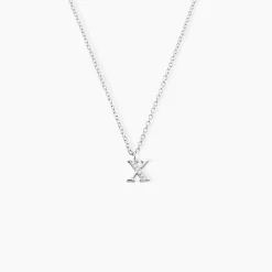 Online Histoire d'Or Collier Neruda Argent Blanc Oxyde De Zirconium