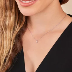 Discount Histoire d'Or Collier Neruda Argent Blanc Oxyde De Zirconium