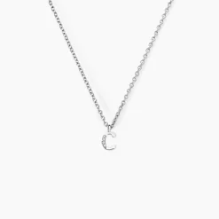 Online Histoire d'Or Collier Neruda Argent Blanc Oxyde De Zirconium