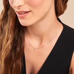 Histoire d'Or Collier Neruda Argent Blanc Oxyde De Zirconium* Colliers|Colliers