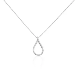 Histoire d'Or Collier Netta Argent Blanc Oxyde De Zirconium* Colliers|Colliers
