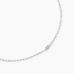 Histoire d'Or Collier Nexus Argent Blanc Oxyde De Zirconium* Colliers|Colliers