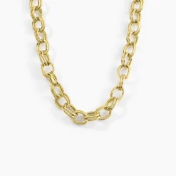 Histoire d'Or Collier Nimes Acier Jaune* Colliers|Colliers