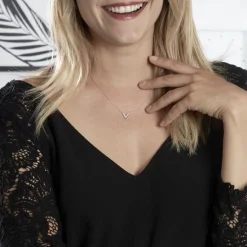 Online Histoire d'Or Collier Nollia De Zirconium argent blanc oxyde