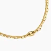 Hot Histoire d'Or Collier Numah Acier Jaune