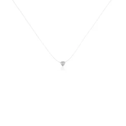 Histoire d'Or Collier Nylon Argent Blanc Oxyde* Colliers|Colliers
