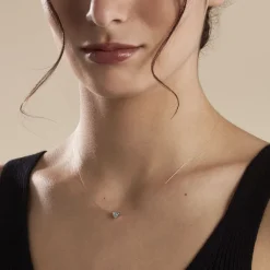 Histoire d'Or Collier Nylon Argent Blanc Oxyde* Colliers|Colliers