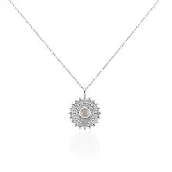 Clearance Histoire d'Or Collier Nyoko Argent Blanc Labradorite